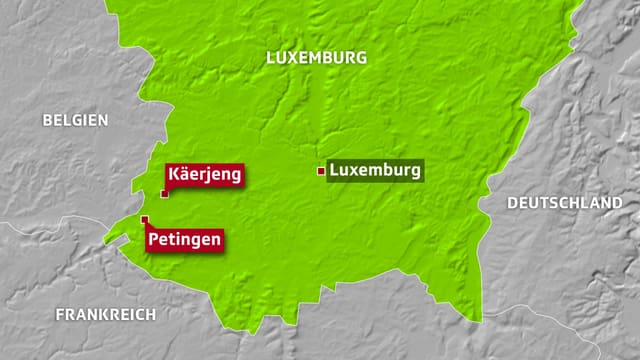 Karte Luxemburg Karte Luxemburg