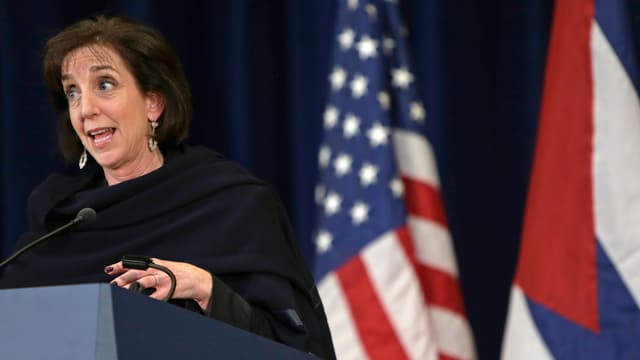 Die Abteilungsleiterin im Aussenministerium Roberta Jacobsen. Die Abteilungsleiterin im Aussenministerium Roberta Jacobsen.