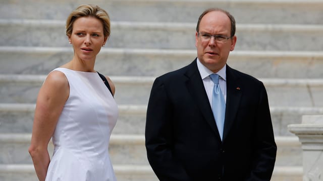 Charlène und Albert von Monaco Charlène und Albert von Monaco