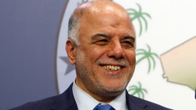 Haider al-Abadi lächelnd Haider al-Abadi lächelnd