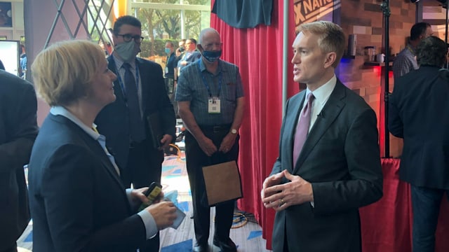 Senator James Lankford bei einem Interview Senator James Lankford bei einem Interview