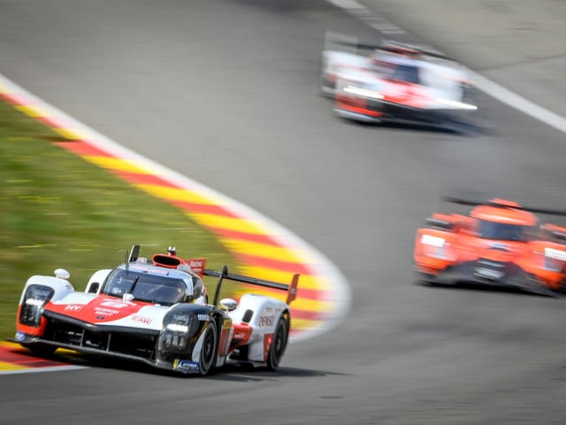 Sébastien Buemis Auto auf der Strecke. Sébastien Buemis Auto auf der Strecke.