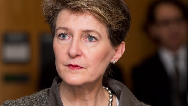 Zeigt sich betroffen: Simonetta Sommaruga. Zeigt sich betroffen: Simonetta Sommaruga.