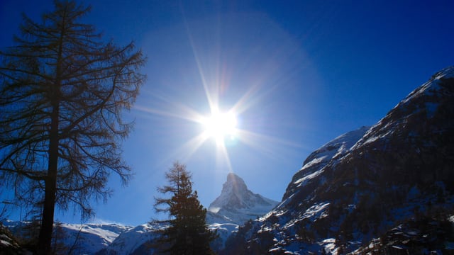Zermatt erlebt den sonnigsten Dezember seit Messbeginn. Zermatt erlebt den sonnigsten Dezember seit Messbeginn.