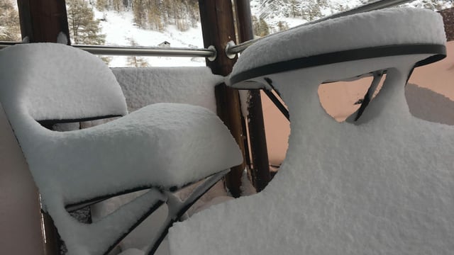 Viel Schnee auch in Zermatt. Viel Schnee auch in Zermatt.