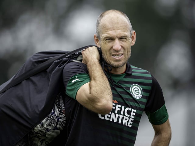 Arjen Robben im Training.
