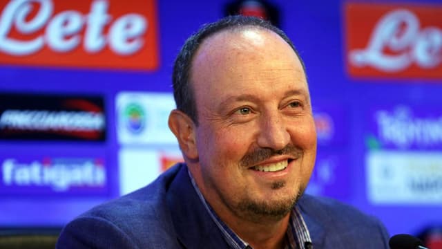 Rafael Benitez durant ina conferenza da pressa Rafael Benitez durant ina conferenza da pressa