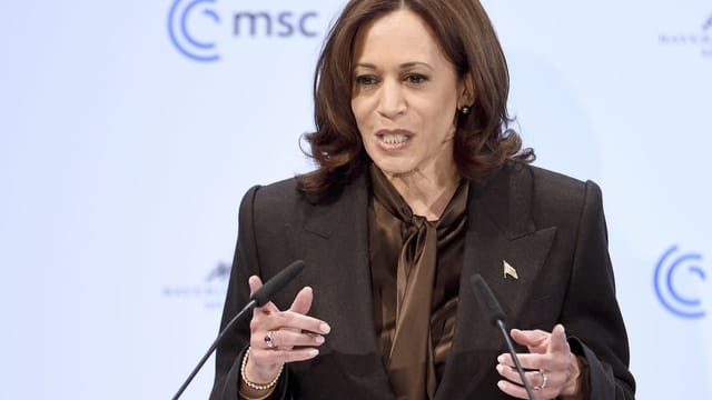 US-Vizepräsidentin Harris droht Russland mit harten Sanktionen