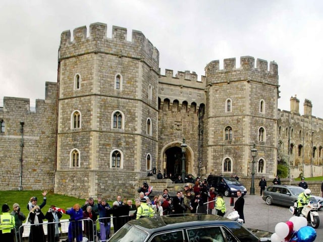 Die Fassade des Windsor-Castles. Die Fassade des Windsor-Castles.