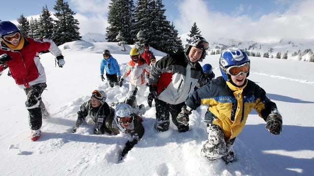 Kinder im Schnee Kinder im Schnee