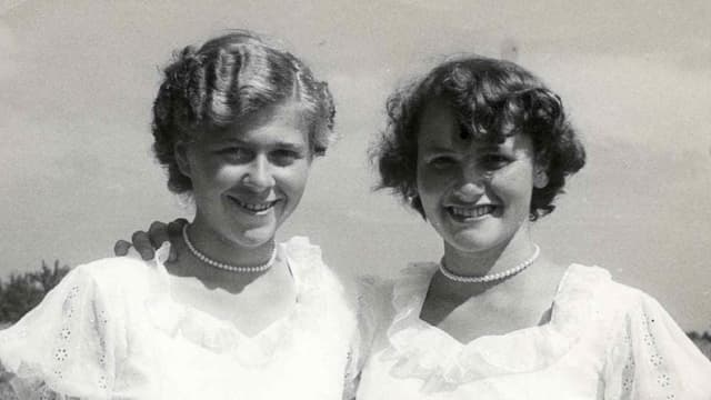 Ruth Walther und Emma Fehr. Ruth Walther und Emma Fehr.