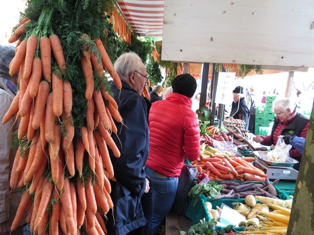Stand am Rüeblimärt Stand am Rüeblimärt
