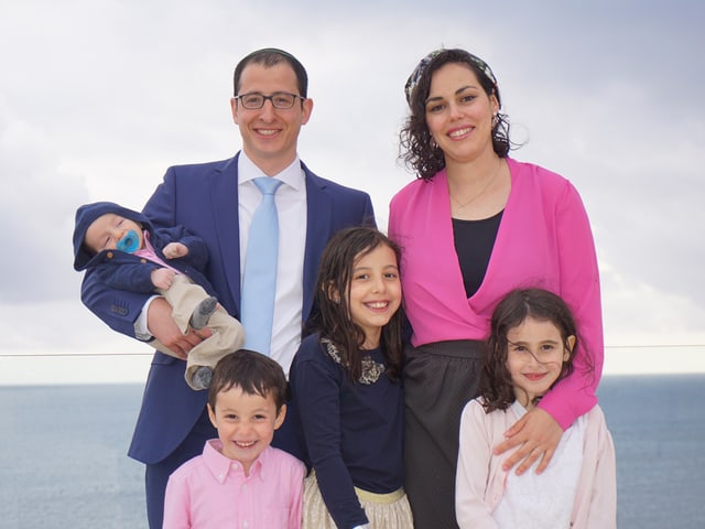 Familie von Doron Schächter: vier Kinder. Familie von Doron Schächter: vier Kinder.