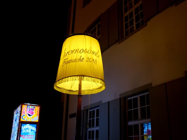 Laterne an der Basler Fasnacht