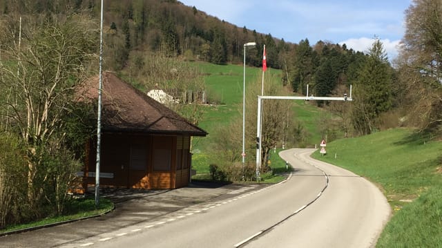 Geschlossener Grenzübergang Geschlossener Grenzübergang