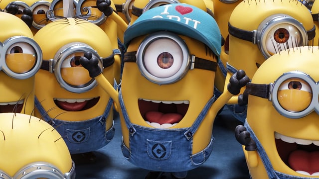 Jubelnde Minions. Jubelnde Minions.