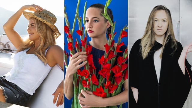 Beatrice Egli, Steff la Cheffe und Sophie Hunger. Beatrice Egli, Steff la Cheffe und Sophie Hunger.