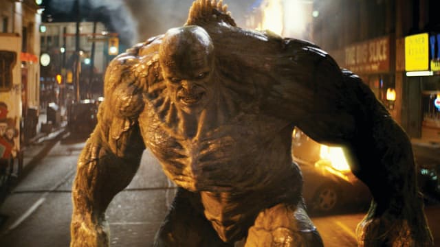 Eine (computer-animierte) Figur aus dem Film «The Incredible Hulk», 2008. Eine (computer-animierte) Figur aus dem Film «The Incredible Hulk», 2008.