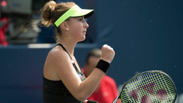 Belinda Bencic siegt weiter. Belinda Bencic siegt weiter.