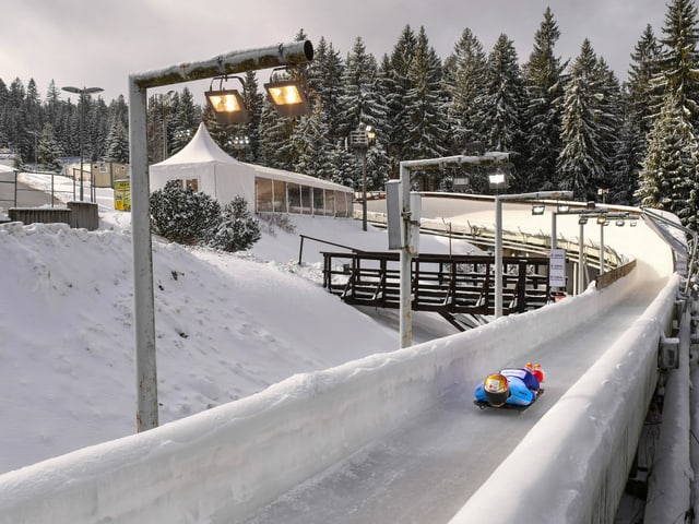 Die Kunstbahn in Altenberg. Die Kunstbahn in Altenberg.