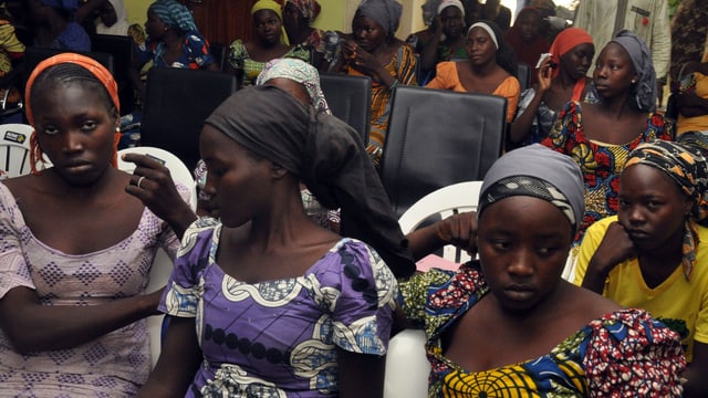 Die entführten Mädchen von Boko Haram. Die entführten Mädchen von Boko Haram.