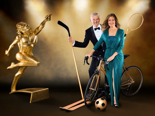 Sandra Studer und Rainer Maria Salzgeber. Sandra Studer und Rainer Maria Salzgeber.