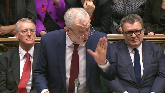 Oppositionsführer Jeremy Corbyn. Oppositionsführer Jeremy Corbyn.