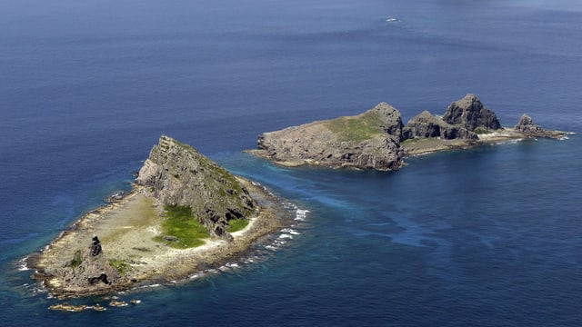 Senkaku-Inseln (Luftaufnahme)