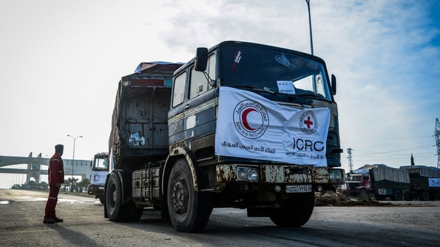 Hilfskonvoi erreicht erstmals Region Afrin