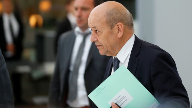 Frankreichs Aussenminister Le Drian Frankreichs Aussenminister Le Drian