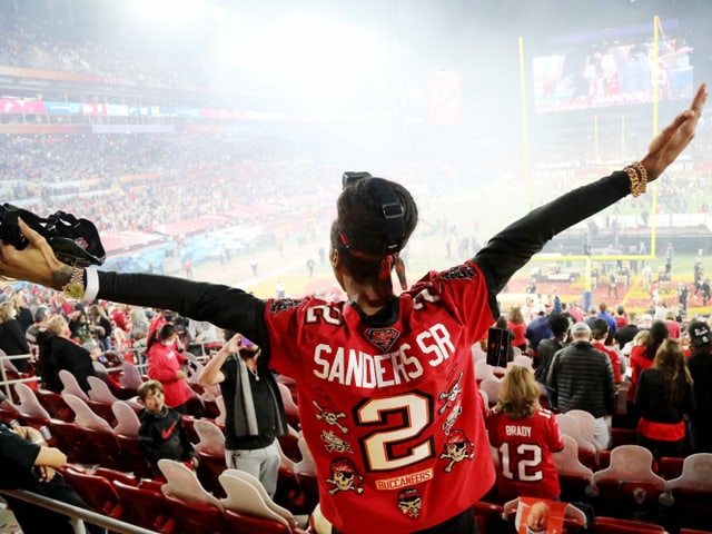 Fan beim Super Bowl