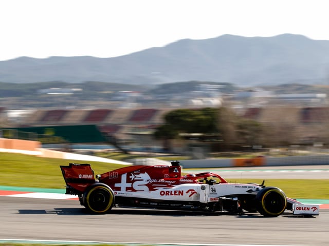 Alfa-Romeo-Ersatzfahrer Robert Kubica. Alfa-Romeo-Ersatzfahrer Robert Kubica.