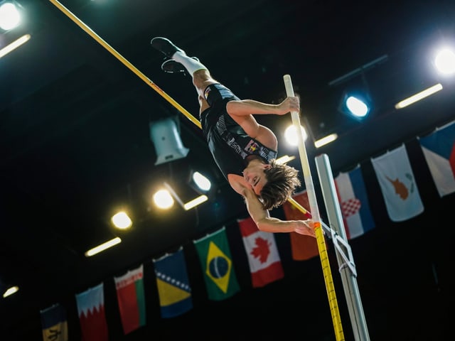 Weltrekordhalter Armand Duplantis. Weltrekordhalter Armand Duplantis.