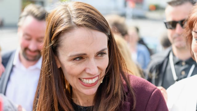 Die neuseeländische Premierministerin Jacinda Ardern Die neuseeländische Premierministerin Jacinda Ardern