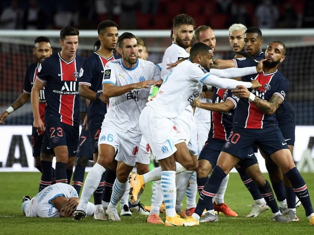 PSG und Marseille liefern am Sonntagabend Szenen wie im Wilden Westen.