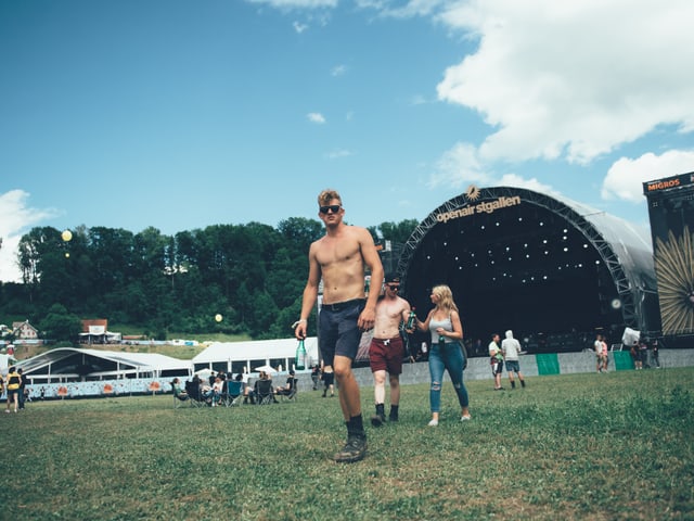 Nackter am OpenAir St.Gallen