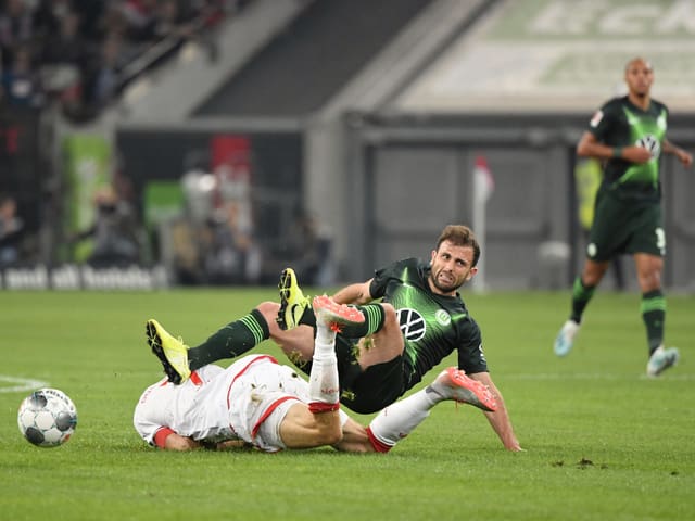 Admir Mehmedi spielte 69 Minuten für Wolfsburg. Admir Mehmedi spielte 69 Minuten für Wolfsburg.