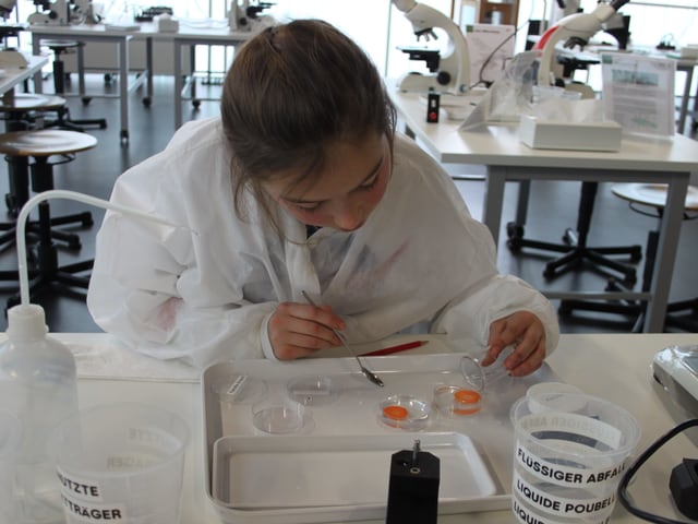 Livia im Labor Livia im Labor