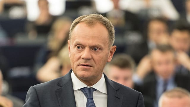 EU-Ratspräsident Donald Tusk. EU-Ratspräsident Donald Tusk.