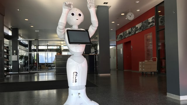 Weisser Roboter Weisser Roboter