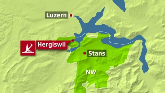 Kartenausschnitt Zentralschweiz. Kartenausschnitt Zentralschweiz.