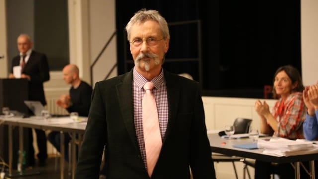 Lorenz Alig curt suenter si'elecziun. Lorenz Alig curt suenter si'elecziun.