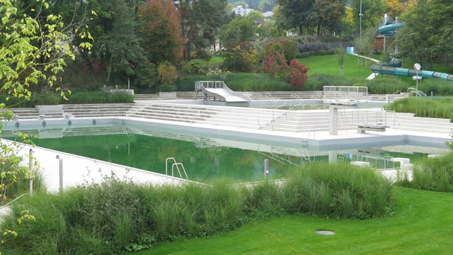 Freibad Heuried nach dem Umbau Freibad Heuried nach dem Umbau