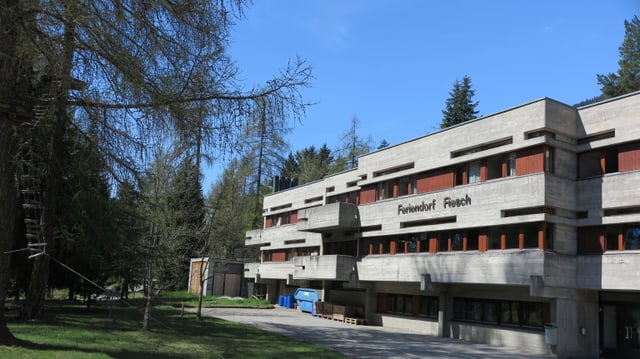 Pavillion des Feriendorfs Fiesch. Pavillion des Feriendorfs Fiesch.