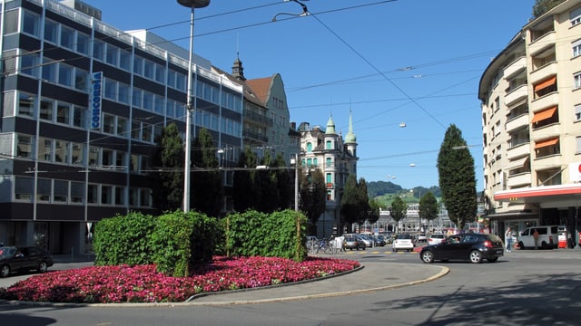 Der Bundesplatz in Luzern.