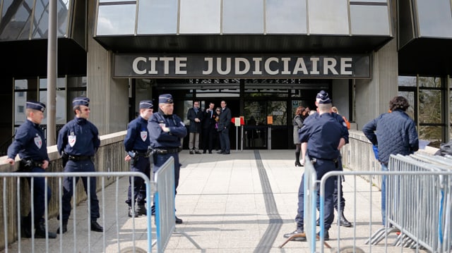 Eingang des Strafgerichts Rennes Eingang des Strafgerichts Rennes