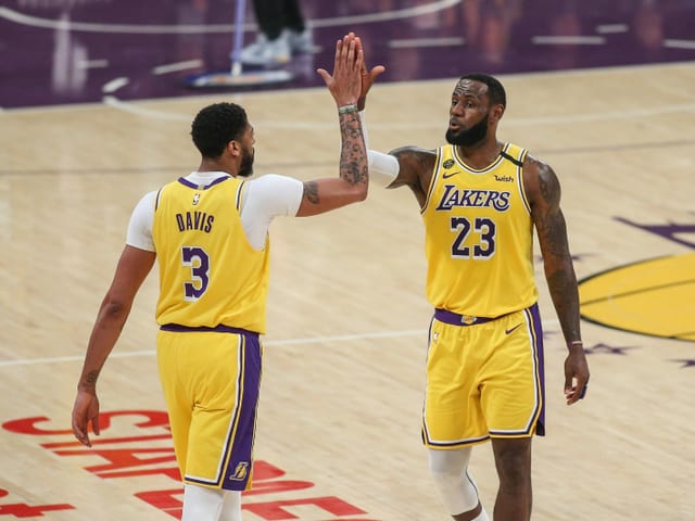 LeBron James und Anthony Davis