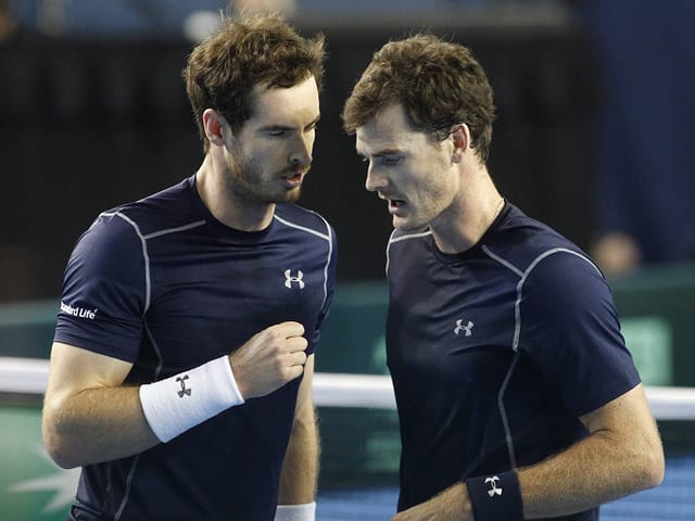 Andy (links) und Jamie Murray Andy (links) und Jamie Murray