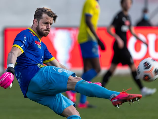 Torhüter Cédric Zimmermann vom Erstligisten Vevey United. Torhüter Cédric Zimmermann vom Erstligisten Vevey United.