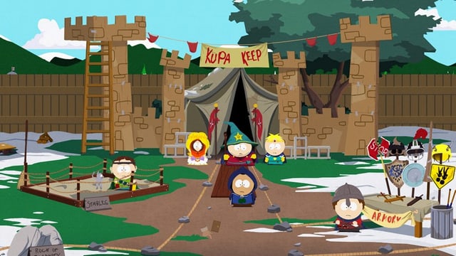 Spielszene aus «The Stick of Truth». Spielszene aus «The Stick of Truth».
